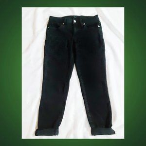 Black Denim Capris